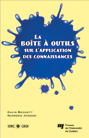 Couverture, La boîte à outils sur l'application des connaissances