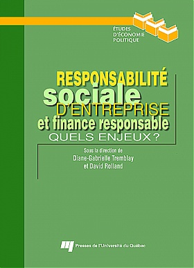 Responsabilité sociale d'entreprise et finance responsable