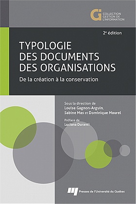 Typologie des documents des organisations, 2<sup>e</sup> édition