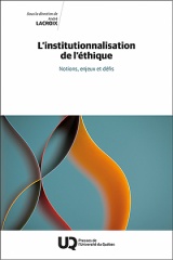 L’institutionnalisation  de l’éthique